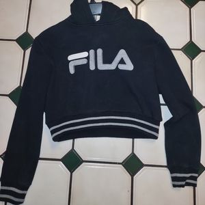 Fila cropped hoodie